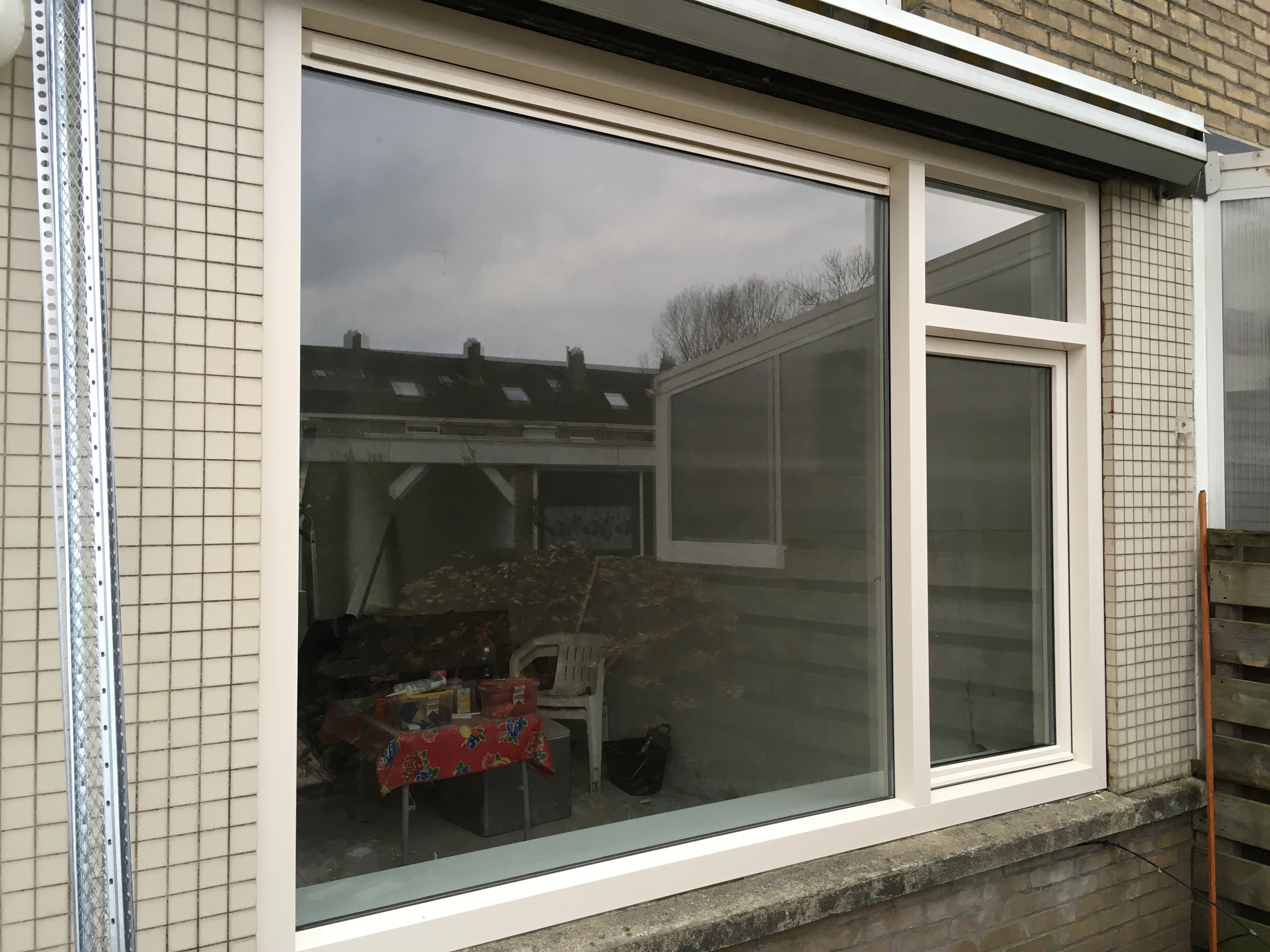 picture of a competed window frame change